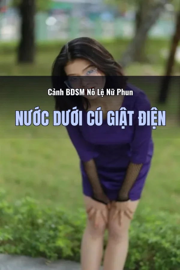 Cảnh BDSM Nô Lệ Nữ Phun Nước Dưới Cú Giật Điện